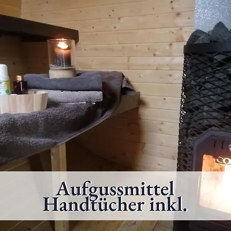 I Kamin I Inkl Badefass I Inkl Sauna I 2 Schlafzimmer