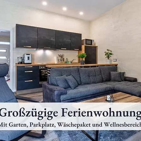 아파트 Familienfreundliche Mit Grossem Garten, Spielplatz, Privatem Badefass & Sauna *